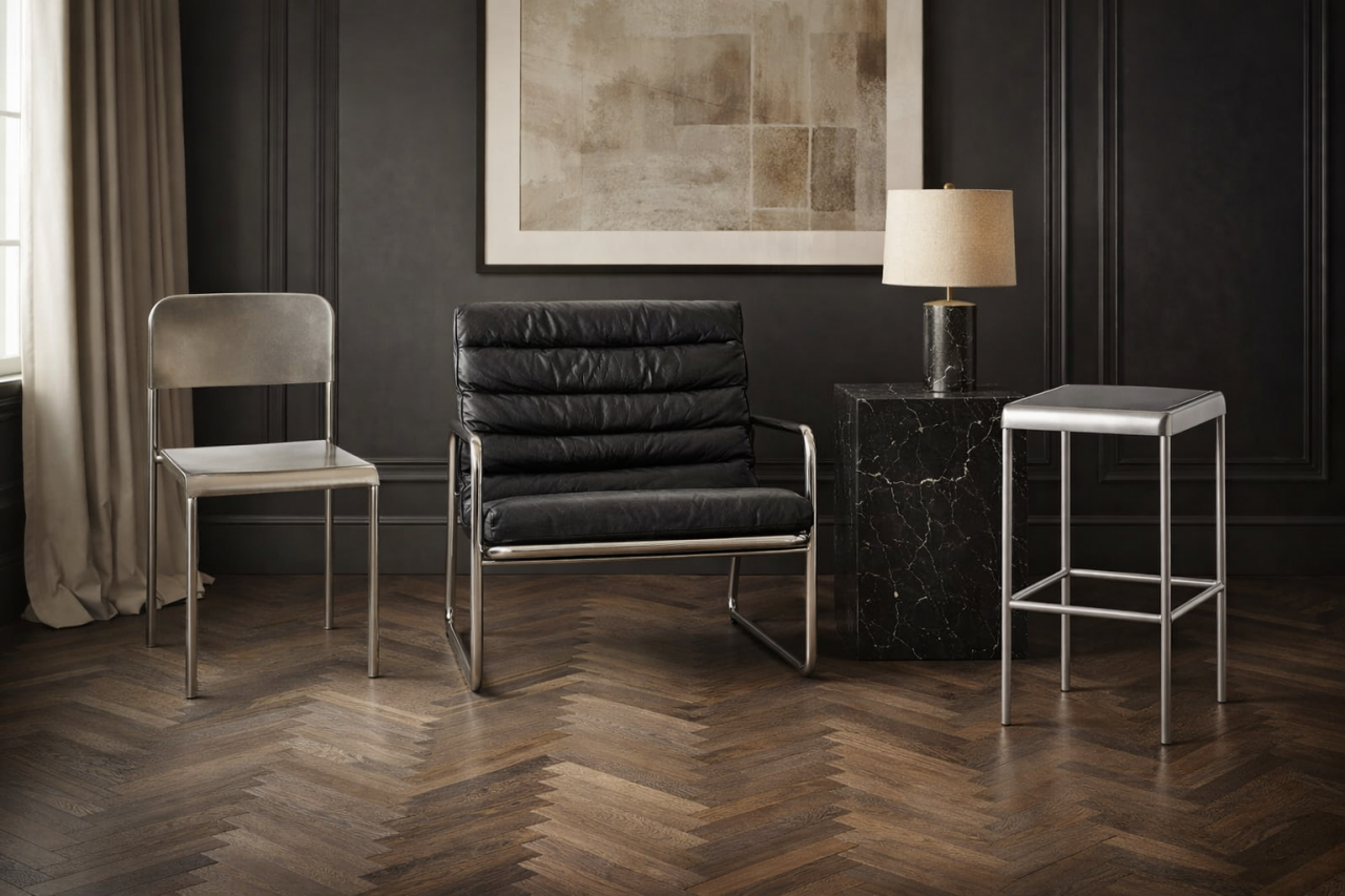 Metropol Silüetleri: Modern İç Mekanlarda Çeliğin Zarafeti