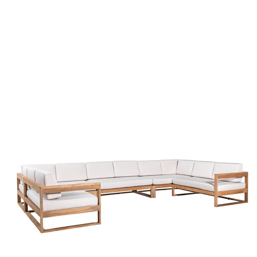 Case 12 Kişilik Bahçe Mobilyası | Modern U Köşe Takımı