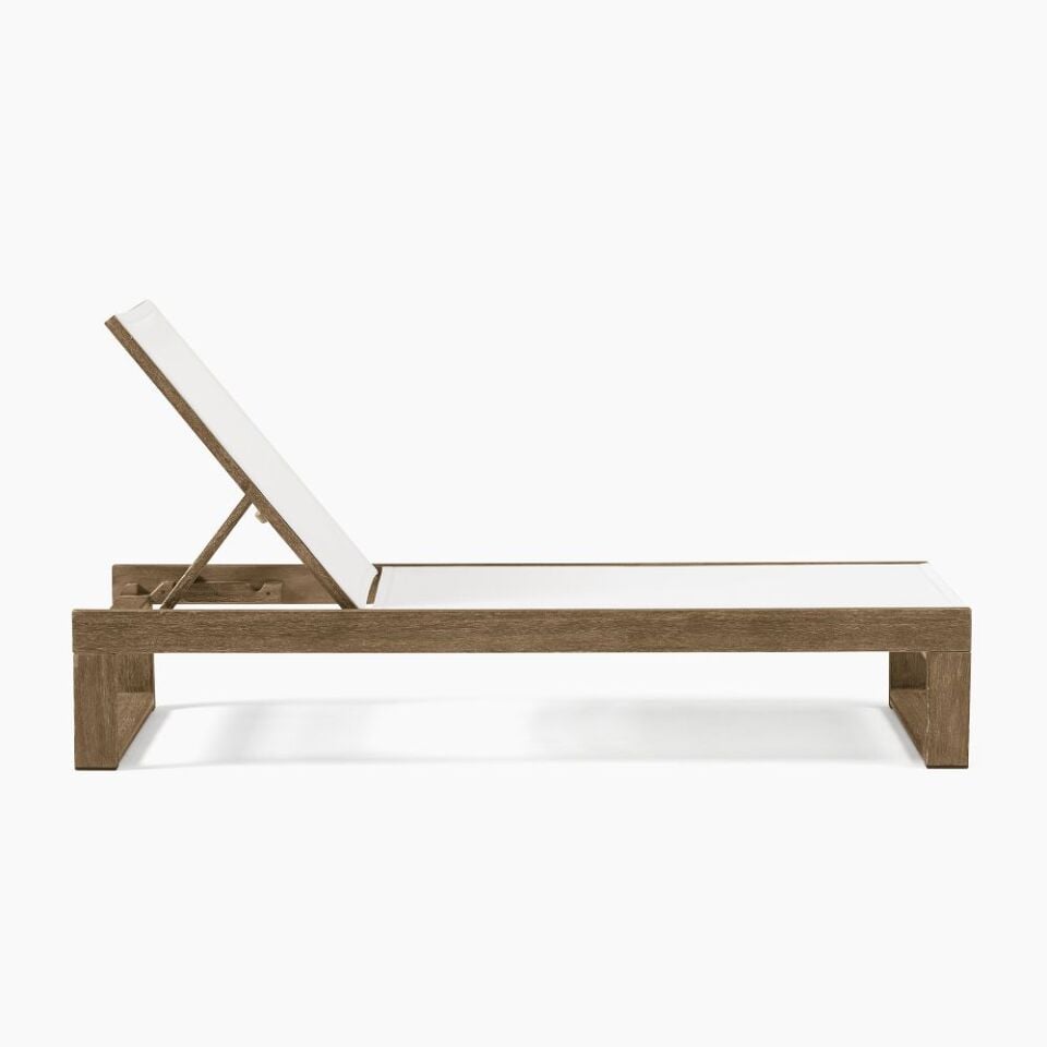 Portside Ahşap Şezlong Havuz Başı