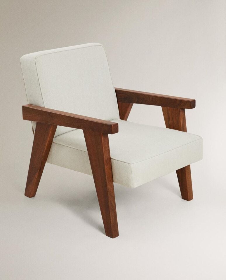 BLASCO DÖŞEMELİ CEVİZ DESENLİ BERJER KOLTUK