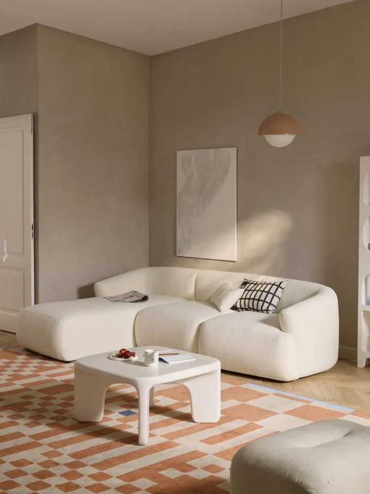 Bouclé Sofia Modüler Köşe Kanepe