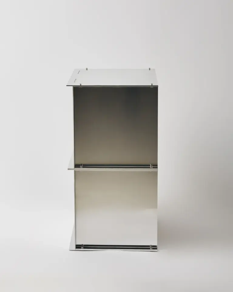 Venn Ham Alüminyum Yan Sehpa | Modüler Heykelsi Tasarım