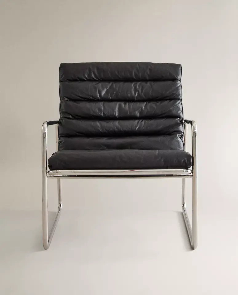 Zenith Deri ve Paslanmaz Çelik Berjer | Modernist İkon