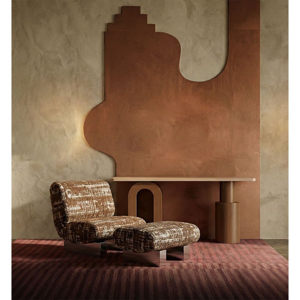 Liz Paslanmaz Çelik Berjer Seti | Mimari Form ve Lüks Konfor