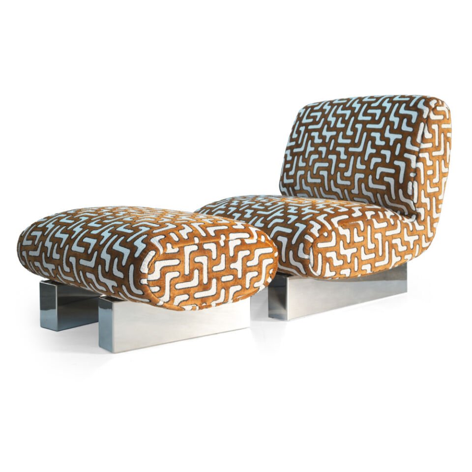 Liz Paslanmaz Çelik Berjer Seti | Mimari Form ve Lüks Konfor