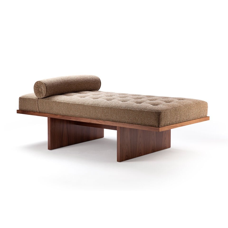 Frederic Masif Meşe Bench Daybed | Masif Meşe ve Geometrik Japon Tasarımı