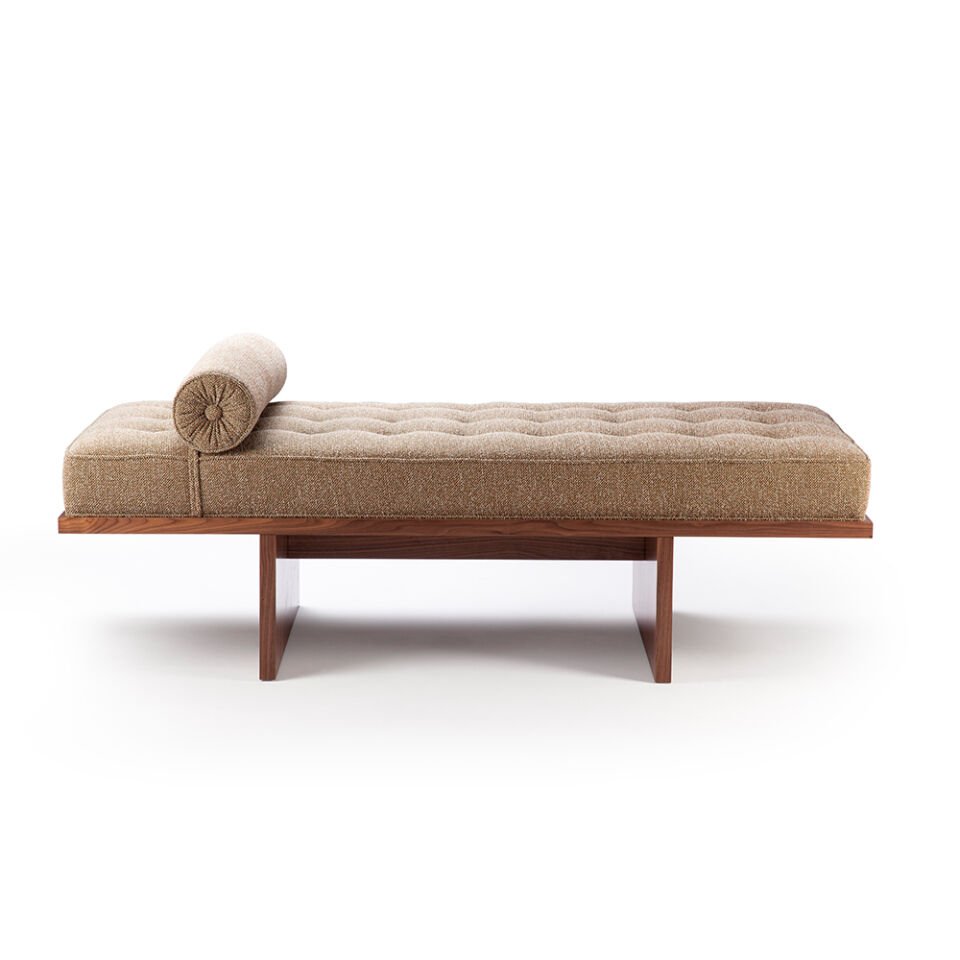 Frederic Masif Meşe Bench Daybed | Masif Meşe ve Geometrik Japon Tasarımı